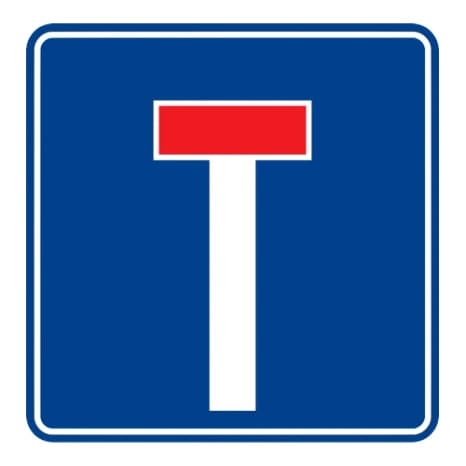 İleri Çıkmaz Yol — Bilgi İşaretleri