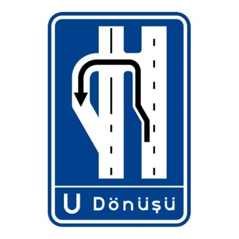U Dönüşü levhası — Bilgi İşaretleri