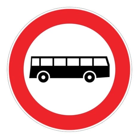 Otobüs Giremez — Trafik Tanzim İşaretleri